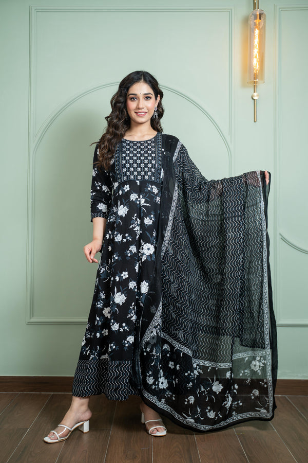 ANARKALI KURTI+DUPATTA SET 0426