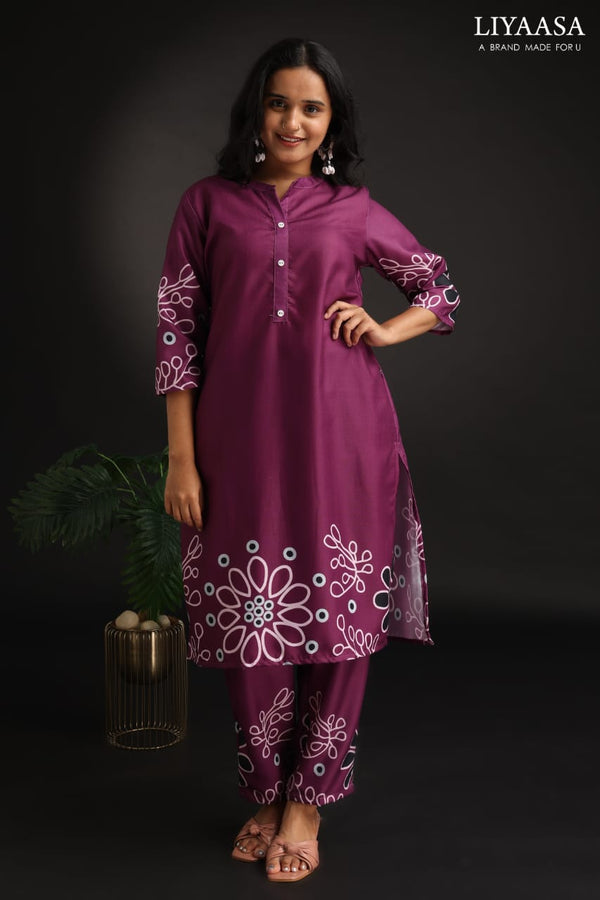 LINEN SLUB COTTON CORD SETS 0452