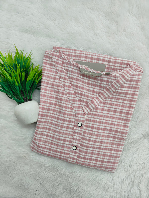 COTTON POPCORN KURTIS 0035