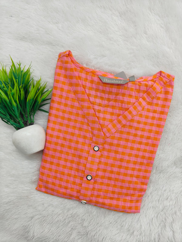COTTON POPCORN KURTIS 0035