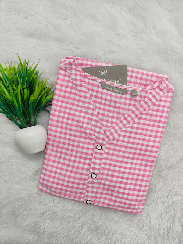 COTTON POPCORN KURTIS 0035