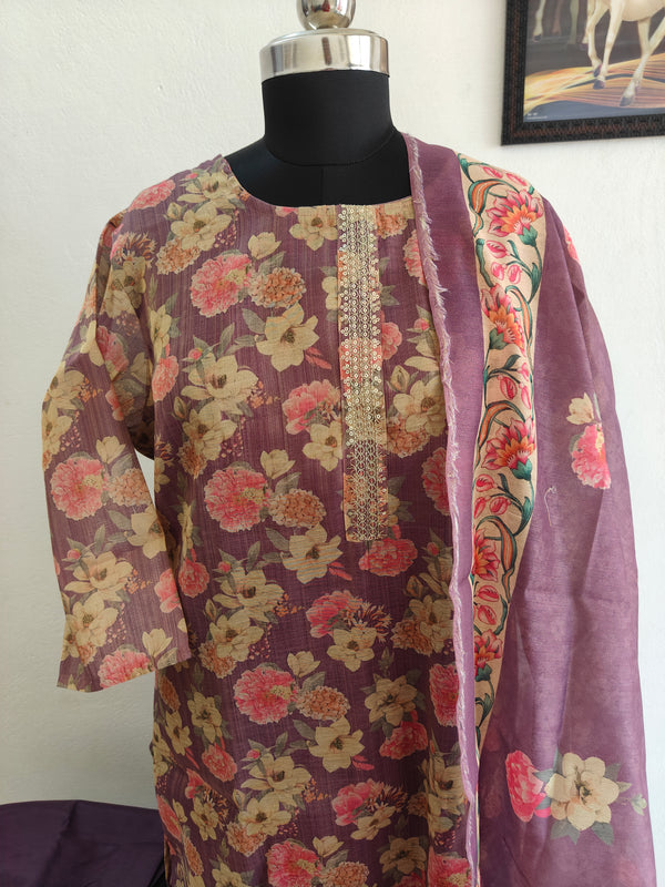 TISSUE SALWAR SET