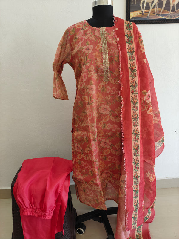 TISSUE SALWAR SET