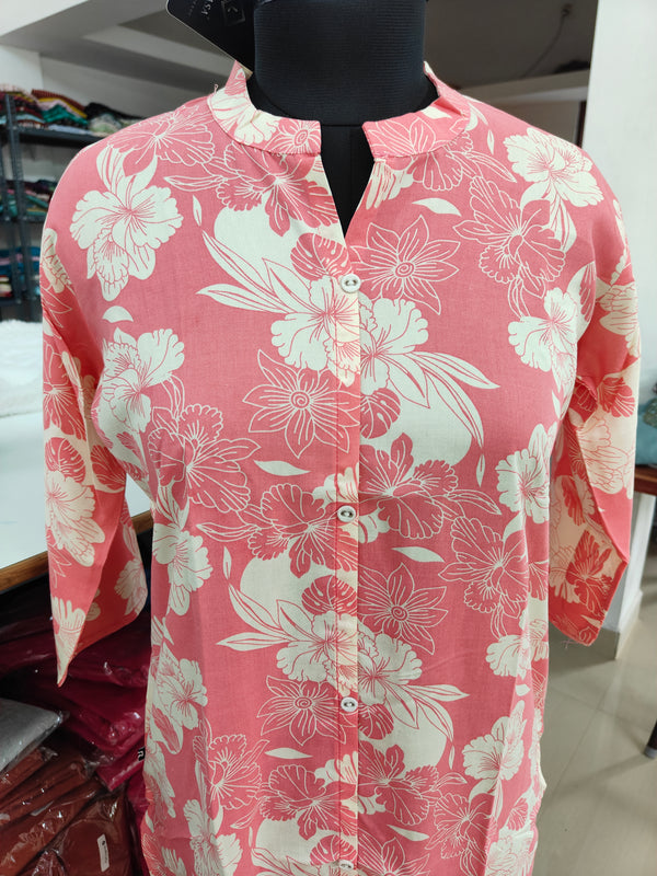 LONG STRAIGHT CUT KURTIS