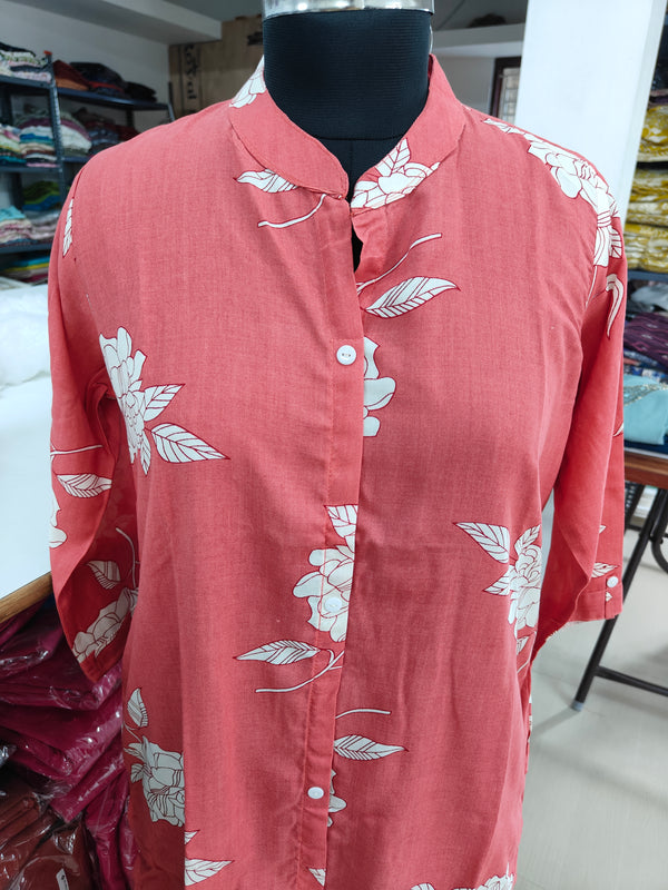 LONG STRAIGHT CUT KURTIS
