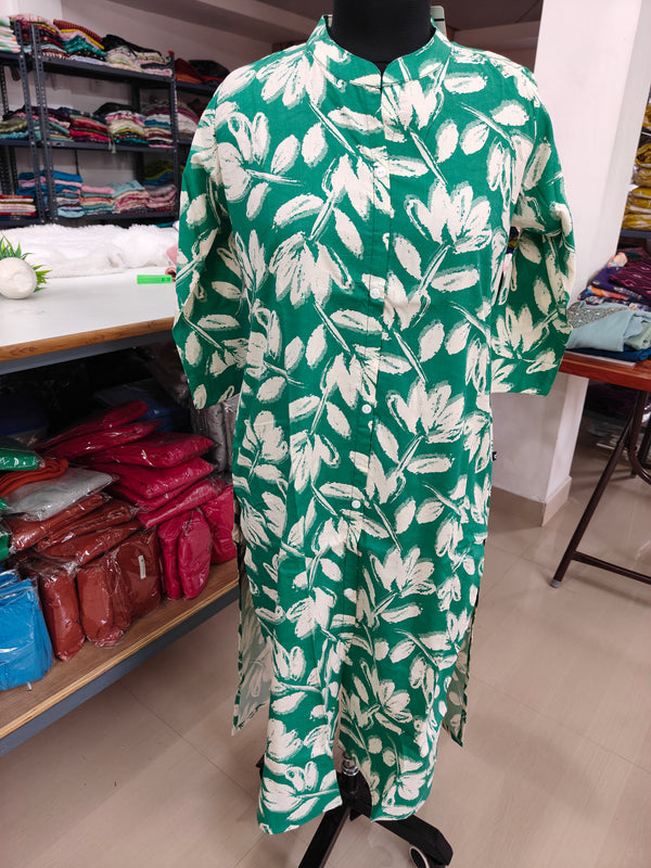 LONG STRAIGHT CUT KURTIS