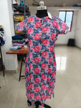 LINEN SHORT SLEEVE KURTIS 0043