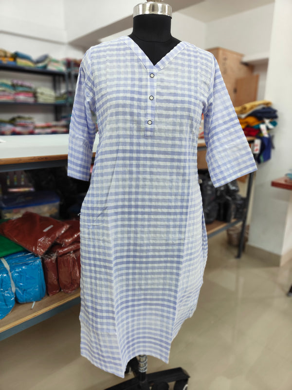 COTTON POPCORN KURTIS 0035