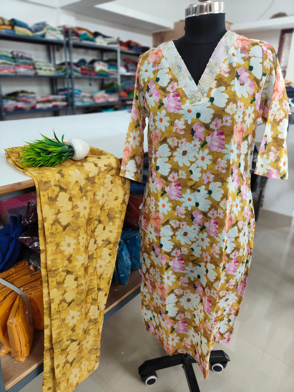 DIGITAL PRINTED COTTON SETS 0044