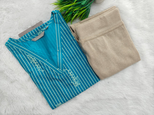 OFFICE WEAR KURTI + JEGGINGS 0096
