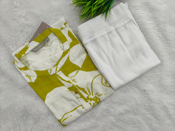 OFFICE WEAR KURTI + JEGGINGS 0094
