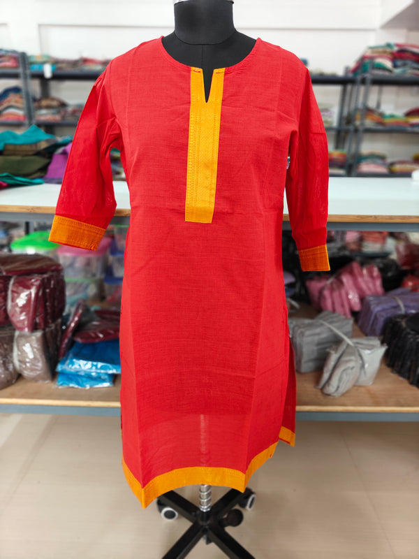 TRADITIONAL MANGALGIRI COTTON KURTIS 0241