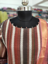 CHANDERI SILK KURTI + DUPATTA 0254