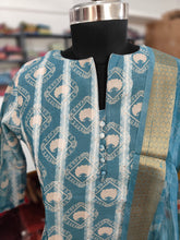 CHANDERI SILK KURTI + DUPATTA 0253