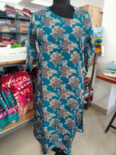 PREMIUM CHANDERI SEQUENCE WORK KURTIS 0346