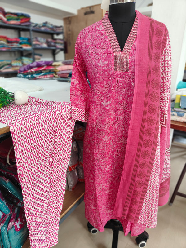 COTTON  SALWAR SETS 0444