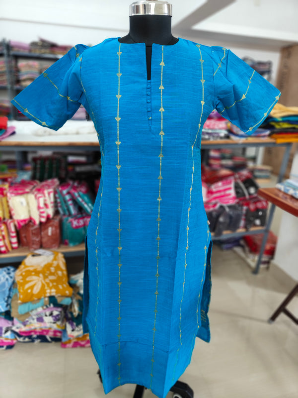 PREMIUM RAW SILK KURTIS 0397