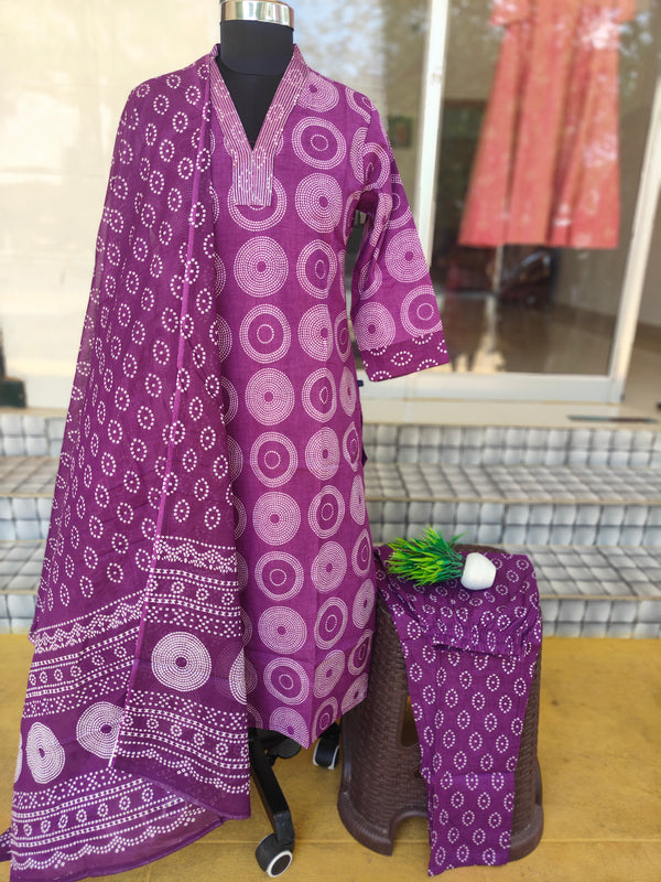 COTTON SALWAR SETS 0444