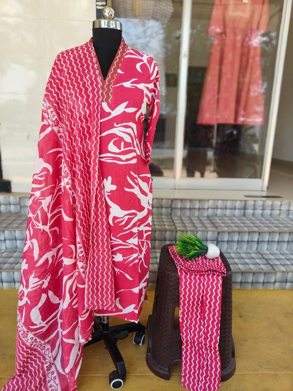 COTTON SALWAR SETS 0444