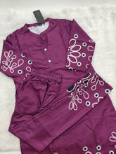 LINEN SLUB COTTON CORD SETS 0452
