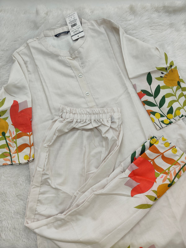 LINEN SLUB COTTON CORD SETS 0452