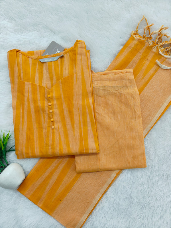 PREMIUM IKKAT COTTON HANDLOOM SALWAR SETS 0464