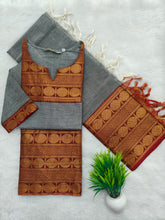 PREMIUM KANCHI COTTON KURTI + DUPATTA 0479