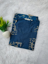 PREMIUM FLEX COTTON  KURTIS TEAL BLUE 0463
