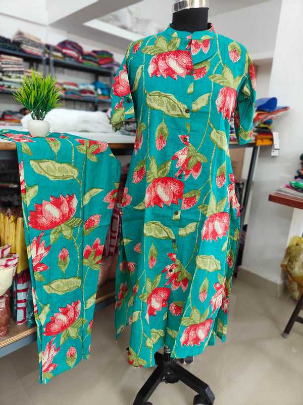 JAIPUR COTTON ALINE CORD SETS 0466