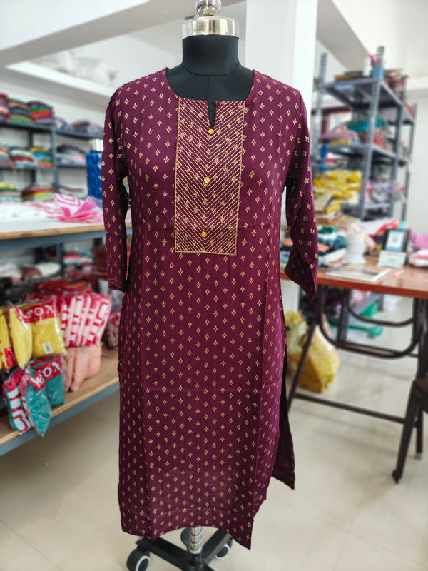 OFFICE /COLLEGE WEAR KURTIS 0456