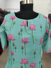 TRENDING LINEN BUBBLE KURTIS 0455