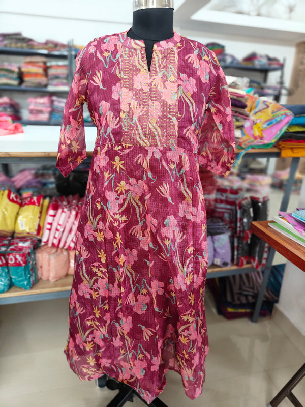 PREMIUM PANEL CUT KOTTA UMBRELLA KURTIS 0475