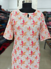 TRENDING LINEN BUBBLE KURTIS 0455