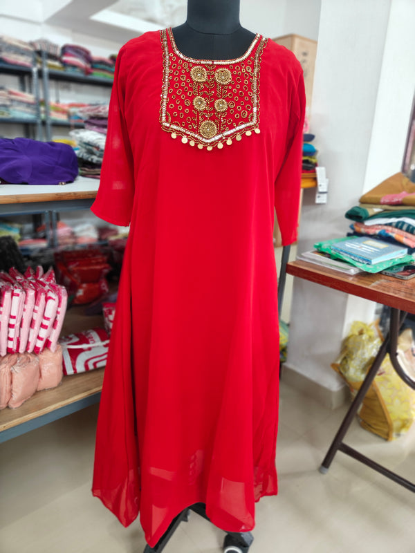 Party Wear Aline kurtis 0473