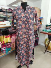 HAKOBA LONG STRAIGHT CUT KURTIS 0467