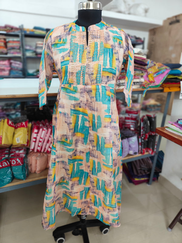 PREMIUM PANEL CUT KOTTA UMBRELLA KURTIS 0475