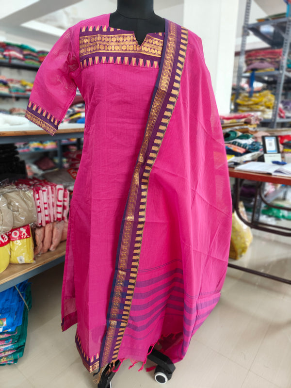 PREMIUM KANCHI COTTON KURTI + DUPATTA 0479