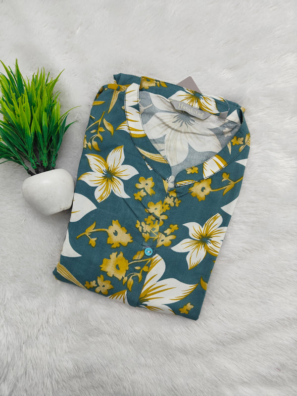 OFFICE /COLLEGE WEAR A-LINE KURTIS 0470