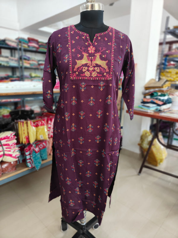 OFFICE /COLLEGE WEAR KURTIS 0456
