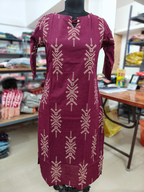 PREMIUM FLEX COTTON KURTIS 0463