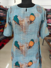 TRENDING LINEN BUBBLE KURTIS 0455