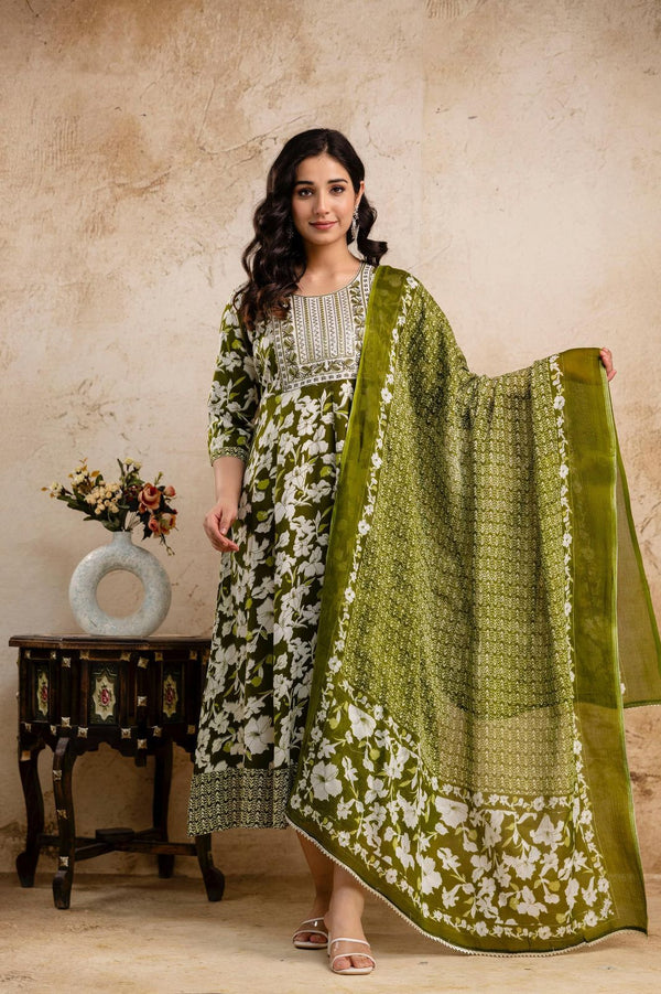 ANARKALI KURTI+ DUPATTA