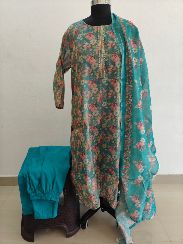 TISSUE SALWAR SET
