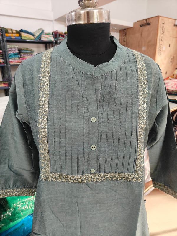 PINTUCK SILK CO-ORD SET