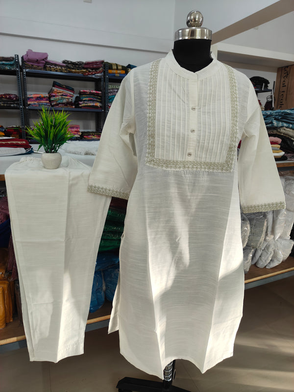 PINTUCK SILK CO-ORD SET