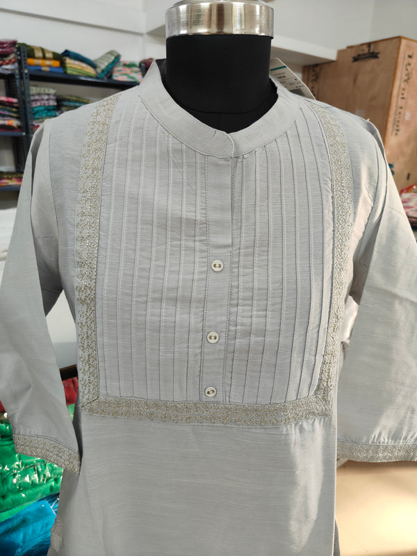 PINTUCK SILK CO-ORD SET