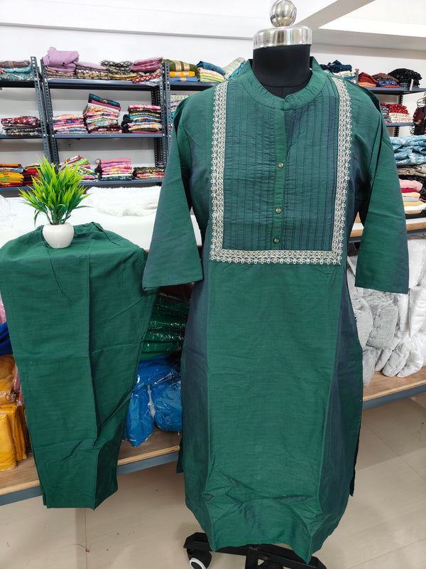 PINTUCK SILK CO-ORD SET