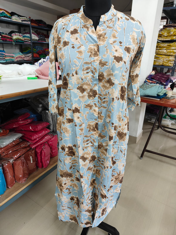 LONG STRAIGHT CUT KURTIS
