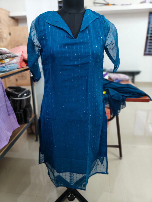 SEQUENCE ORGANZA KURTIS 0024