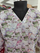 PREMIUM CHANDERI SEQUENCE WORK KURTIS 0350
